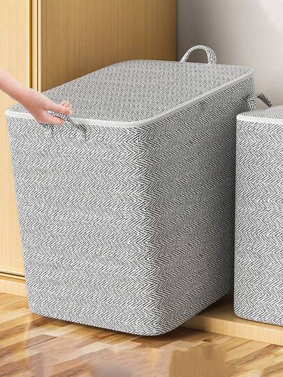 2 件可折叠衣物收纳袋，床上用品搬家整理袋，大容量家用卧室收纳盒