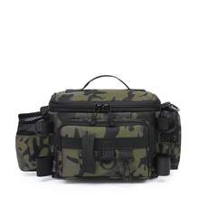 Waterproof Fishing Waist Pack – Multi-Function Lure Tackle Bag With Detachable Rod Holder & 20L Capacity (Hands-Free Design For Kayak/Bank Fishing)