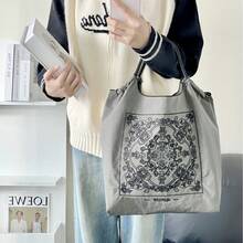 Women Shoulder Bags - 深灰色景泰藍荷 - 查看 5