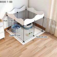 Freestanding Pet Fence, Indoor Home Use, For Small Dogs, Cats, Rabbits And Other Small Animals