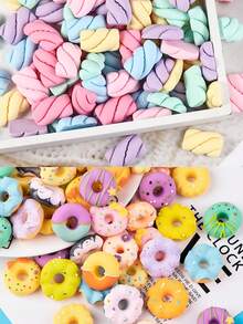 4/8/20PCS Cute 3D Cartoon Patch, Cream Glue Goo Ka Mobile Phone Case Diy Material Small Accessories, Comes With A Roll Of Dot Double-Sided Tape,Girls Handmade Set With Hairpin Pencil Case Girl Heart Stickers Stickers Decorative Small Patterns Scrapbook Supplies Funny Stickers Laptop Stickers Kindle Phone Stickers - Random Food Patterns - View 7