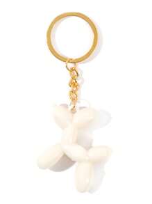 1 件粉色气球狗形钥匙扣、可爱背包、手提包、钱包、耳机、手机、汽车钥匙装饰吊坠、可爱小狗钥匙扣吊坠汽车配件包饰学院风哥特 Y2k - 多色 - 查看 21