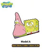 SPONGEBOB 1 件创意卡通海绵宝宝趣味汽车贴纸 - 车身划痕保护装饰贴纸 - 均碼 - 查看 13