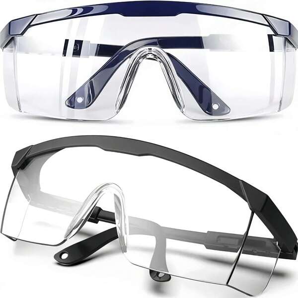 1 pieza Gafas de seguridad a prueba de salpicaduras para el trabajo, gafas de laboratorio, gafas industriales a prueba de viento y polvo, gafas para ciclismo, ampliamente aplicables en diversas ocasiones