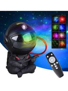 1pc Astronaut Guitar Starry Sky Projector With Remote Control And 360° Adjustable Rotation, Starry Sky Atmosphere Suitable For Bedroom, Room Decoration, Party Gifts - ánh sáng đa sắc - Xem 1