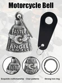 Motorcycle Guardian Angel  Bell, Lucky Biker Key Chain For Motorcycle Riders QJJ4 - Born to Ride - View 4