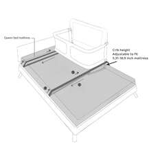 Ubravoo Baby Co-Sleeper Bed-In-Bed , 3-In-1 Folding Bed With Breathable And Visible Mesh Window, Washable Elastic Fabric Cover - Grey - View 8