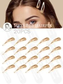 简约金属 BB 发夹套装，适合日常佩戴、节日和假日休闲、发饰、发饰、女士配饰、发饰、女士发饰、发饰、美发工具、卷发配饰、秋季、旅行、美发工具、女士配饰、发饰、秋季、头发、发饰、旅行、发饰、女士配饰、女士发饰、发饰工具、发饰、发饰、美容配饰