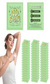 BUAEL Travel Deodorant 50 Pieces Of Deodorant Wipes And Body Wipes Individually Wrap Hypoallergenic Mini Deodorant Underarm Sweating Cucumber And Travel To Clean Skin For Female Male Teenagers - 50 - 查看 1