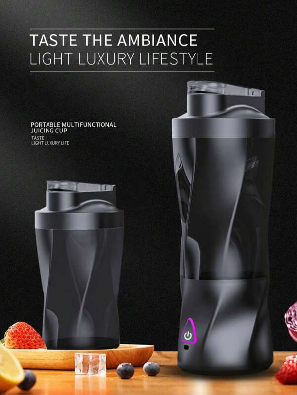Portable Electric Juicing Cup, Kitchen Juicer, Juice Cup, Multi-Functional Blending Cup, Travel Cup, Waterproof, USB Rechargeable, 6000mAh Battery Capacity,700ml Large Capacity