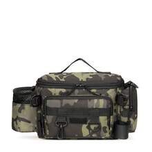 Multi-Function Lure Bag: 3-Way Carry (Shoulder/Crossbody/Waist). Specialized Storage For Fishing Rods & Tackle. Large Capacity. Essential Outdoor Gear For Anglers.