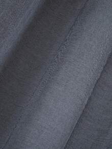 Plain Voile Muslin Basic Curtain (1 Piece) 140*260cm, Lightweight And Breathable, Soft Light Filtering, Suitable For Living Room, Bedroom And Balcony, Creating A Simple And Natural Living Atmosphere - 黑色 - 查看 3