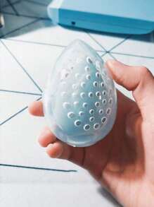 1/3/5pcs Of Cosmetic Sponge Storage Box, Porous Moisture-Proof Transparent Beauty Sponge Holder, Puff Cosmetic Egg Cover, Travel Portable Breathable Storage Box,For Holiday Beach, Bathroom Collection, Bedroom Collection, Large Capacity