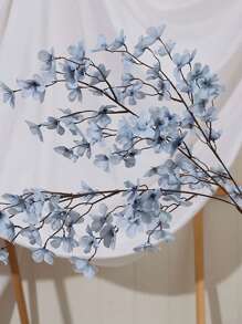 1pc Artificial Long Branch Flower, Apple Blossom, Fake Flower, For Party, Wedding Decoration, DIY Flower Arrangement, Gathering, Hotel, Flower Shop, Living Room, Bedroom, Dining Table, Garden And Home Decor