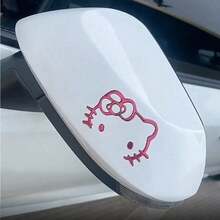 2pcs/Set Cute Kitty Cartoon 3D Stereo Stickers For Car, Electric Vehicle, Mobile Phone, Computer, Notebook, Self-Adhesive - Multicolor - View 2