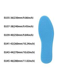 Summer Ice Feel Insoles - Cool, Breathable, Sweat-Absorbing, Shock-Absorbing Comfort For Sports And Casual Shoes, Insoles For Men And Women, Sweat-Absorbing Material, Breathable Cool Insoles With Sweat-Absorbing, Odor-Resistant And Cool Feeling, And Barefoot Shock-Absorbing Pads, Suitable For Home Use, Dormitory And Back-To-School Gifts