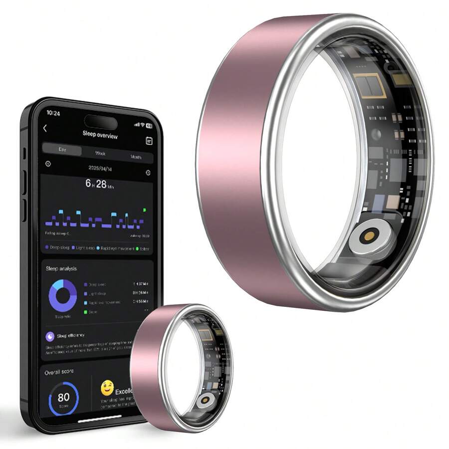 خاتم ذكي قابل للارتداء جديد، يتتبع النوم ومعدل ضربات القلب واللياقة البدنية، بعمر بطارية طويل، مناسب لأنظمة iOS/Android، تصوير ذكي، إشارة باليد للتصوير الفوري، مناسب لاختيارات الشباب