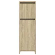 Badezimmerschrank Sonoma-Eiche 30x30x95 cm Holzwerkstoff