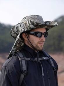 Men Detachable Outdoor Quick-Drying Waterproof Fishing Cap With Sun Protection And Breathable Design For Hiking, Hunting, Climbing And Other Outdoor Activities - A - View 8