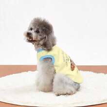 Chaleco con estampado de altavoz para mascotas, ligero para perros pequeños como schnauzer, caniche, panda en primavera y verano - Blanco - Ver 6