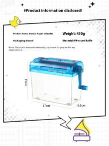 مبشرة يدوية محمولة، قاطع ورق صغير للمنزل ومكتب القرطاسية