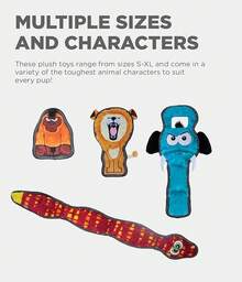 Outward Hound Seamz Gator Plush Dog Toy, Large - Con sư tử - Xem 10