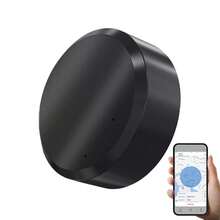 1pc Black Mini LBS Loss Prevention Device, Compact And Lightweight, Easy To Carry, Suitable For The Elderly, Pets