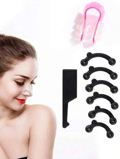 Clip nasal ajustable - Clip nasal transparente - Reutilizable, sin fragancia, sin batería, aplicable en múltiples escenarios, mejorando la estética y la comodidad