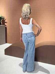 Manon Tanti Crystal Embellished Ribbed Tank Top Summer Crop Vest Party Club Evening Glamour Y2K Fashion Sleeveless Diamond Detail Camisole - View 3