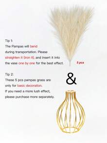 1 件创意灯笼形花瓶，现代几何金属和塑料内盆花瓶，高品质电镀金，多功能，各种植物仿真花，绿植，非常适合婚礼和派对，非常适合装饰所有家居装饰场所