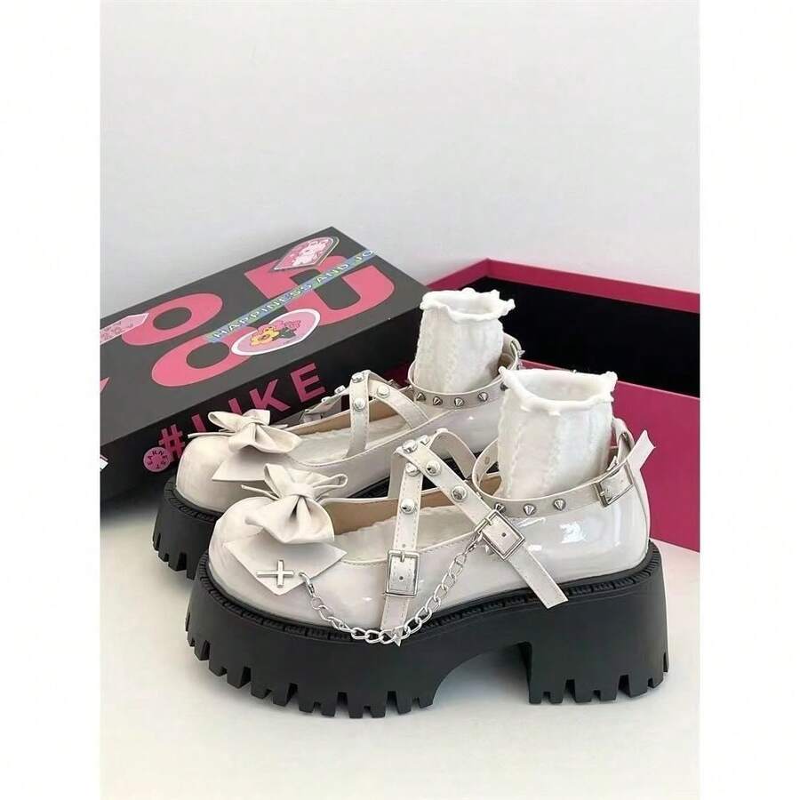 Women Loafers Shoes - 米白色升級版 - 查看 1