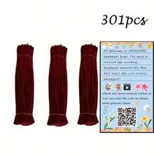 01 piezas Limpiapipas de margaritas, Set de 301 piezas de limpiadores de pipas mejorados de 3 colores, incluye 300 palitos giratorios con video paso a paso para kit de suministros de artesanía de ramo, regalo creativo perfecto y decoraciones de fiesta, tallos flexibles de chenilla para proyectos creativos DIY y arreglos para fiestas, graduaciones y celebraciones - Multicolor - Ver 3