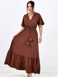 LONG SUMMER DRESS - Rỉ Nâu - Xem 3