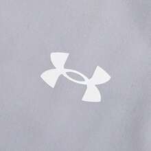 Under Armour UA Rival 弹力梭织裤，女士休闲裤，适合日常、户外、旅行、健身训练 - 灰色 - 查看 7