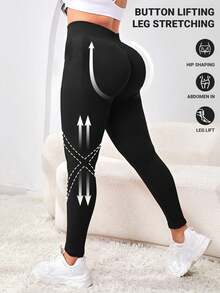 TNTOR Leggings deportivos sin costuras y de alta elasticidad para mujer de talla grande