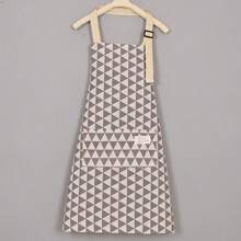 1 pieza/2 piezas Delantal de cocina de rayas de colores, delantal de cocina ajustable para hombres y mujeres, delantal de estilo sencillo para el hogar, delantal con bolsillo para chef, camarero, barbacoa, barbero adulto, artículos de cocina, delantal de cocina lavable a máquina