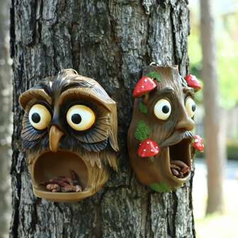 1pc,Hanging Bird Feeder, Perfect For Gardens, Walls, Lawns And Holiday Decorations. It Attracts Wildlife And Is An Ideal Choice For Wild Bird Enthusiasts, Suitable For Decorations On Mother's Day, Christmas, Etc.