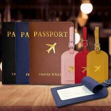 1pc PU Leather Passport Cover, Document Card Organizer Wallet,Boho Vibes - Brown - View 7