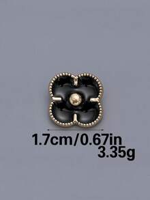 Bộ 6 nút kim loại thủ công họa tiết hoa cổ điển, thích hợp cho áo sơ mi, áo len cardigan, váy, váy cưới, bộ vest, nút kim loại thời trang đa năng, bó hoa tự làm, hộp, giày dép, hộp quà trang sức, phụ kiện thủ công mỹ nghệ - Nhiều màu - Xem 7