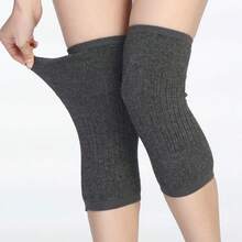 1 Coppia di ginocchiere ergonomiche e calde per il freddo autunnale e invernale, adatte per ciclismo, sci e corsa