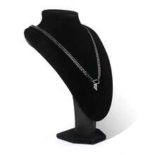 1 件装游戏爱与深空拉斐尔角色扮演项链男女通用金属叶吊坠朋克运动链饰品配饰礼物 - 彩色 - 查看 10