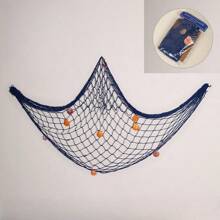 Decoração de Parede com Rede de Pesca Natural com Conchas, Decoração de Festa com Tema Oceânico Rede de Pesca Festa de Piratas, Casamento, Decoração de Fotografia, Natal