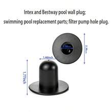 Cartouches de remplacement de filtre de spa et de bain à remous Coleman SaluSpa Bestway 58012E Type III/A et VI - Convient aux filtres BESTWAY 58012E Type III/A et BESTWAY VI compatibles Lay-Z-Spa, Coleman SaluSpa 90352E, 58323E, 58323 Escarpins de filtration pour piscine, filtres Bestway, Lay-Z Spa, Intex, taille de remplacement de filtre de spa 4,1 x 3,1 pouces (accessoires de remplacement de bouchon de vanne de paroi de piscine Intex et Bestway, bouchons de trou de pompe de filtration pour piscine)