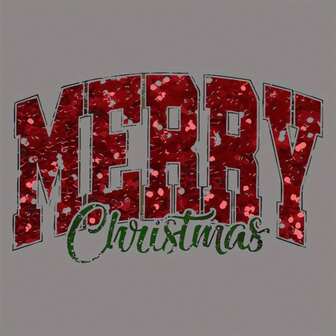 1 pieza/2 piezas/3 piezas Pegatinas de planchar Feliz Navidad - Impresión por transferencia de calor adecuada para camisetas DIY, sudaderas, bolsas de lona, ropa personalizada, vaqueros, almohadas, mochilas, camisetas