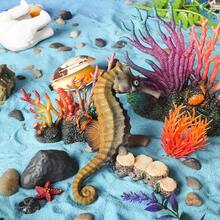 Simulation Soft Rubber Marine Animal Model Toy, Octopus, Manta Ray, Seahorse, Flying Fish TPR Children's Toy, Halloween, Christmas, Easter Party Decoration Gift - Multicolor - View 7