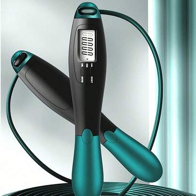 1 Set Erwachsene Stahl Springseil mit Zähler, Sportausrüstung