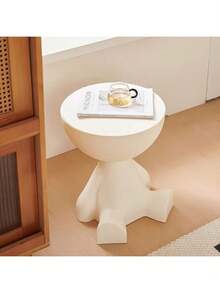 1 chiếc tủ đựng đồ 2 trong 1 bằng nhựa hình gấu hiện đại, sáng tạo, kiêm bàn đầu giường đa năng, kệ bên cạnh sofa, bàn mini di động cho phòng ngủ, ban công, thích hợp để lưu trữ đồ dùng văn phòng, bàn làm việc, đồ dùng văn phòng, trang trí văn phòng. - Tròn - Xem 9