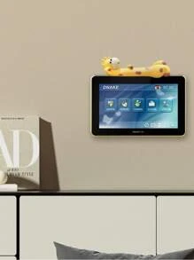 4 Computer Decorations, Giraffe Creative Design, Lying Pendant, For Office, Computer Decorations, Desktop Decorations, Car Control Screen, Campus, Bedroom, Living Room, 4 Cute Giraffe Styles