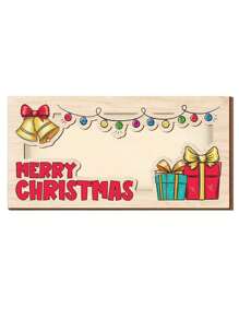 1 pièce/3 pièces Porte-monnaie de Noël, porte-monnaie en bois unique et charmant pour les cadeaux de Noël, ornements de bureau, décorations de fête de Noël, cadeaux surprises idéaux pour l'argent, décoration de festival à la maison