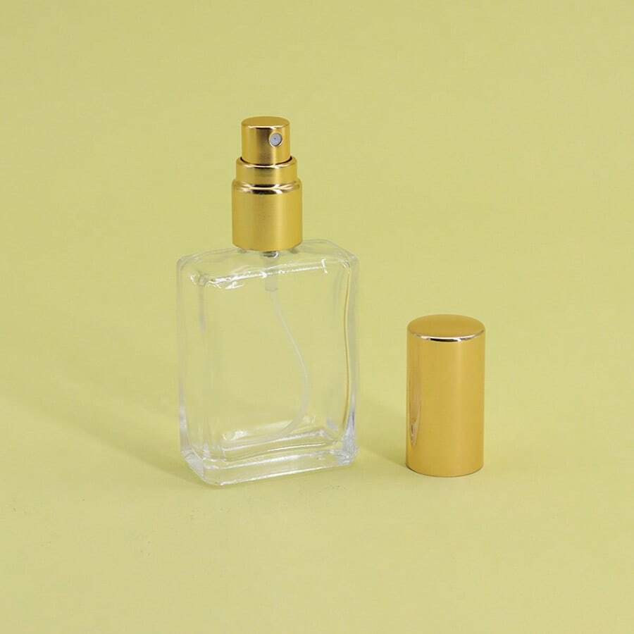 1个15ML空透明方形香水喷雾瓶用于补水保湿旅行喷雾瓶化妆品容器 - 無色 - 查看 1